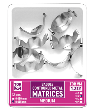 Saddle Contoured Metal Matrices